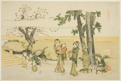 道端の情景（王子） 作： Katsushika Hokusai