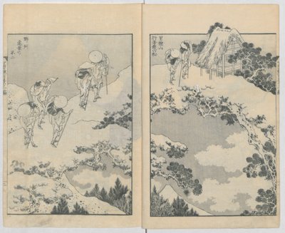 富岳 百景、 １８３４ー３５。 作： Katsushika Hokusai