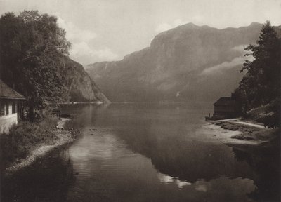 Altausseer See (白黒写真) 作： Kurt Hielscher