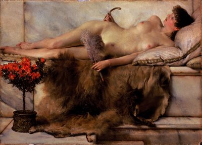 テピダリウムで 作： Lawrence Alma Tadema