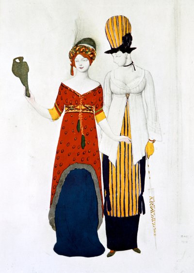 現代衣装、1910 作： Leon Bakst