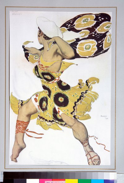 フォボス。 バレエ「ナルキッソス」の衣装 作： Leon Bakst