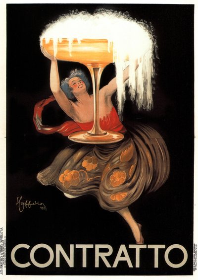 契約書（ポスター 作： Leonetto Cappiello