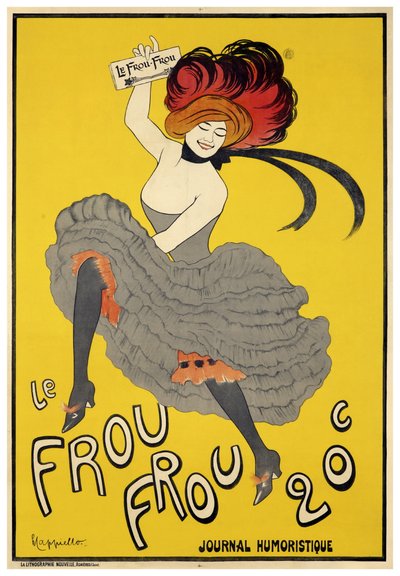 Le Frou-Frou」（1899年）創刊号 作： Leonetto Cappiello