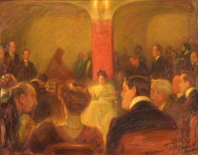 ワンダランドウスカのコンサート、1907年 作： Leonid Osipovic Pasternak