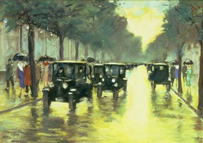 ストリートシーン 作： Lesser Ury