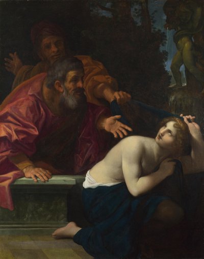 スザンナと長老、1616年 作： Lodovico Carracci