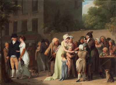 大通りのカード シャープ 作： Louis Leopold Boilly