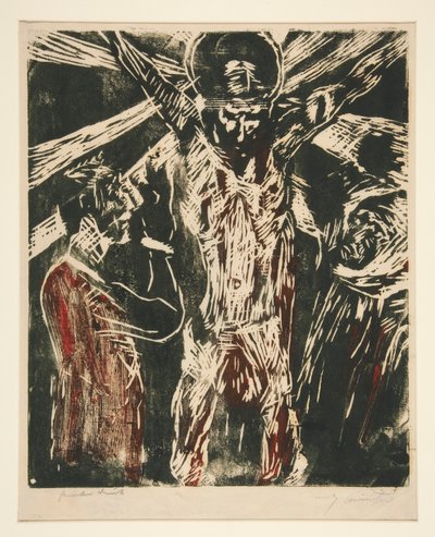 十字架上のキリスト 作： Lovis Corinth