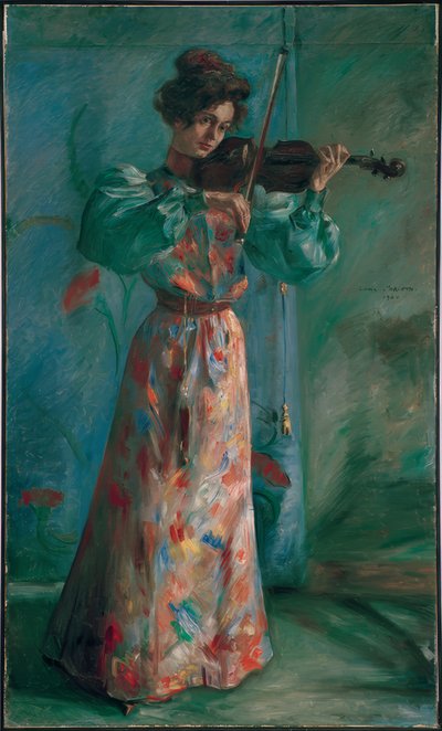 バイオリニスト 作： Lovis Corinth