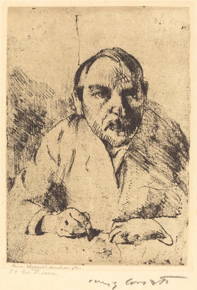 自画像 (自画像) 作： Lovis Corinth