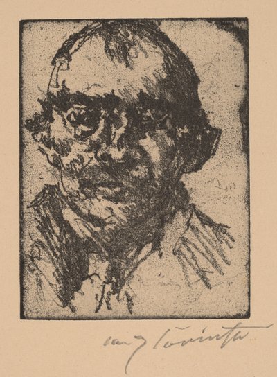 自画像 (自画像) 作： Lovis Corinth