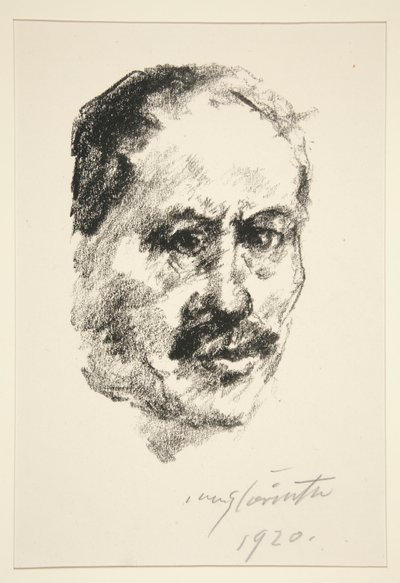 自画像 作： Lovis Corinth