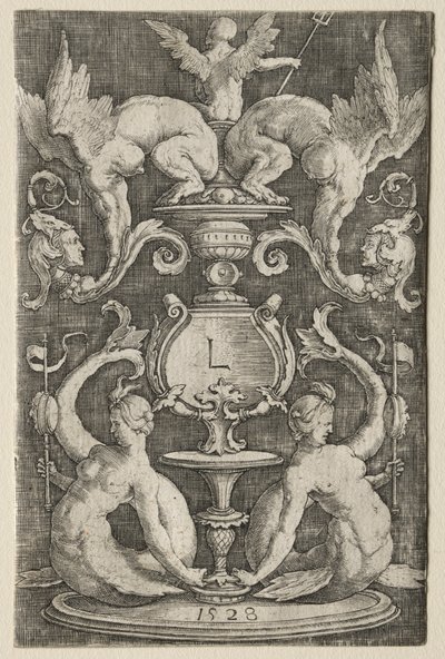 装飾パネル、1528年。 作： Lucas van Leyden