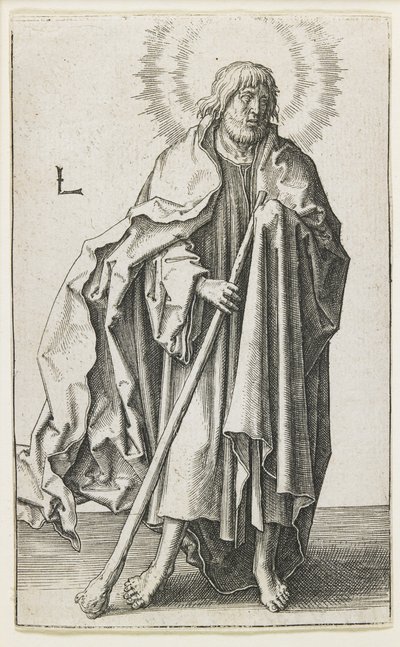 聖タデウス、1510 作： Lucas van Leyden