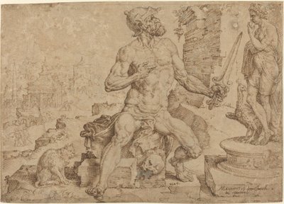 総主教シメオン 作： Maerten van Heemskerck