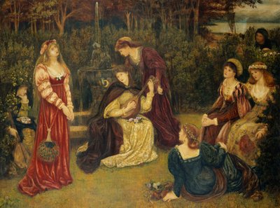 フィアメッタの歌 作： Marie Spartali Stillman