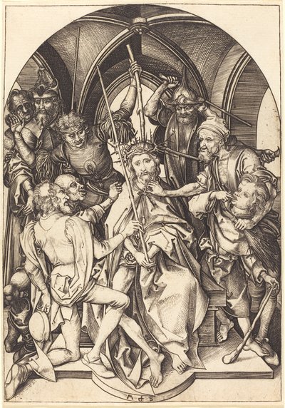 いばらの冠をかぶったキリスト 作： Martin Schongauer