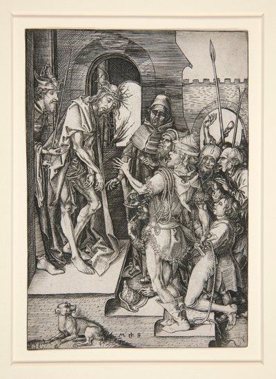 人々に差し出されたキリスト (Ecce Homo) 作： Martin Schongauer