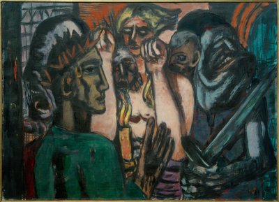 宙ぶらりんのキリスト 作： Max Beckmann