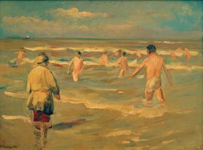 つまみを浸す 作： Max Liebermann