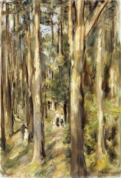 森の中のピクニック、1920 作： Max Liebermann