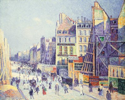 Reaumur Street、1897 作： Maximilien Luce