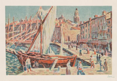 サントロペ 作： Maximilien Luce