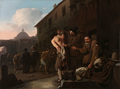 裸の服を着る 裸の服を着る 作： Michael Sweerts