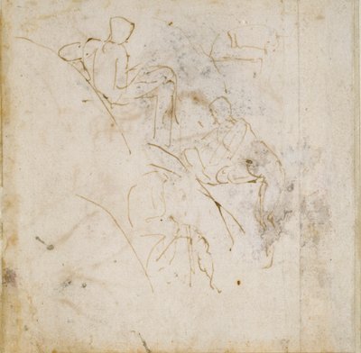 四図研究、c1490-1560 作： Michelangelo Buonarroti