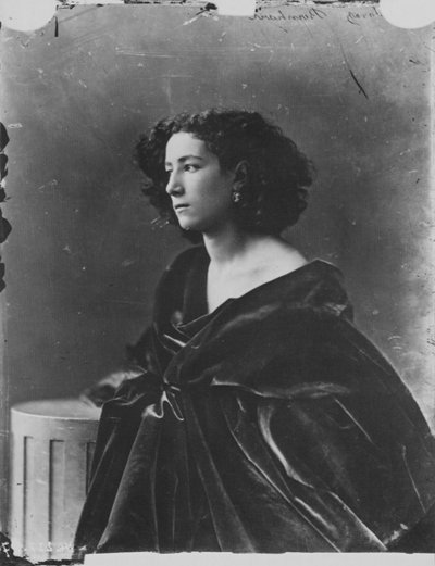 サラ・ベルナール、フランスの女優、c1865 作： Nadar