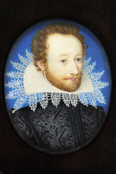 The Earl of Essex（エナメル 作： Nicholas (school of) Hilliard