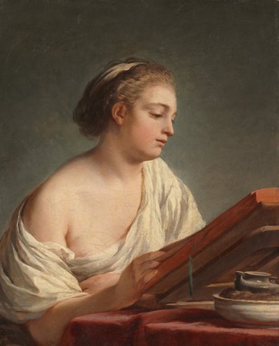 女性の読書、1769 作： Nicolas Bernard Lepicie