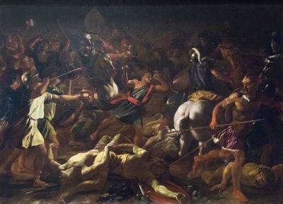 ミディアン人に対するギデオンの戦い 作： Nicolas Poussin