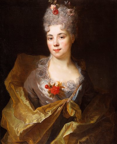 女性の肖像 作： Nicolas de Largillière