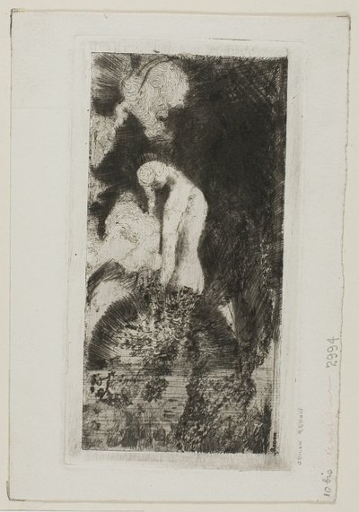 入浴者 作： Odilon Redon