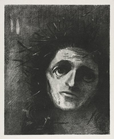 キリスト、1887年。 作： Odilon Redon