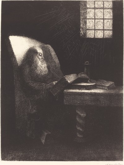 Le Liseur (読者) 作： Odilon Redon