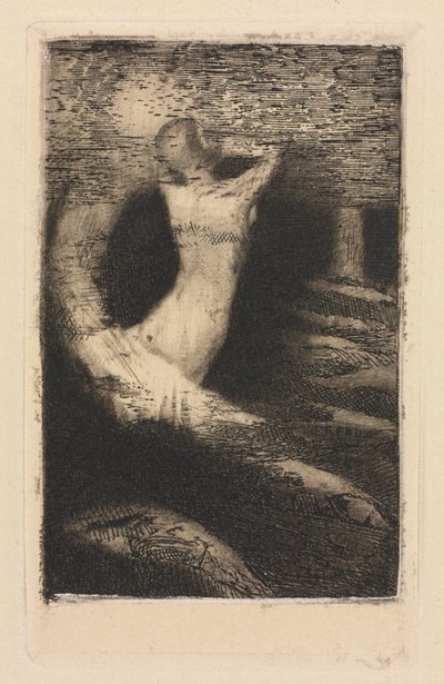 魂の通過 作： Odilon Redon