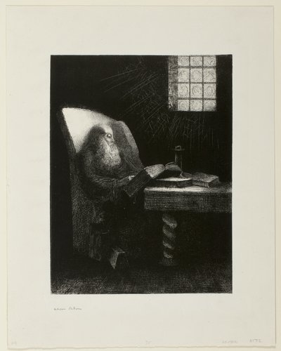 読者 作： Odilon Redon