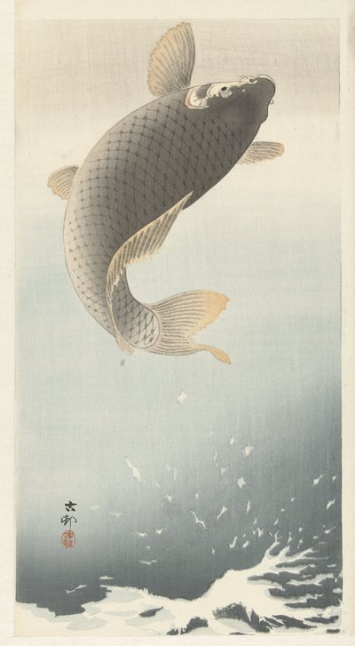 鯉 作： Ohara Koson