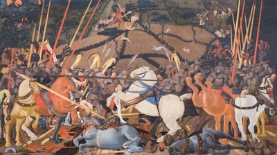 サン・ロマーノの戦い 作： Paolo Uccello