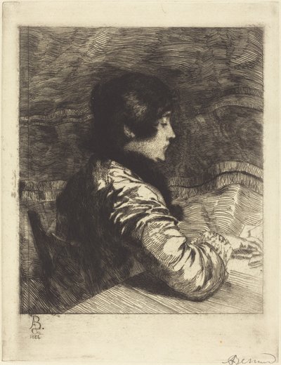 ベスナール夫人、1884年。 作： Paul Albert Besnard