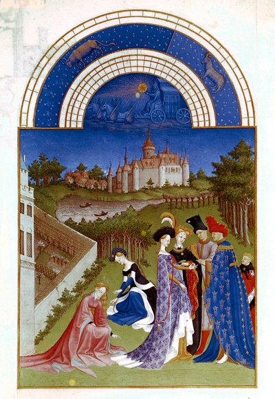 1412 年 4 月 - 1416 年 4 月 作： Paul Limbourg