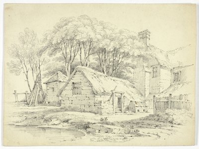 農場の建物 作： Paul Sandby Munn