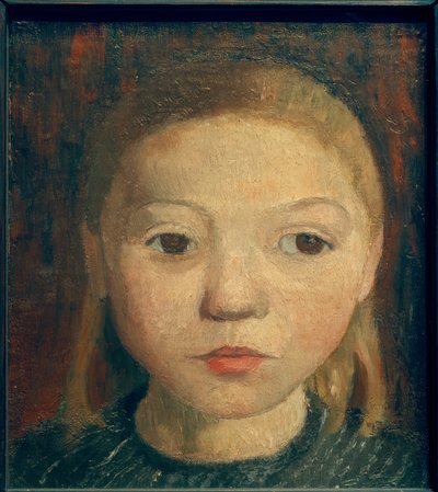 P.Modersohn-Becker、女の子の頭 作： Paula Modersohn Becker