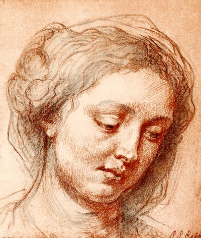 女の子の頭 作： Peter Paul Rubens