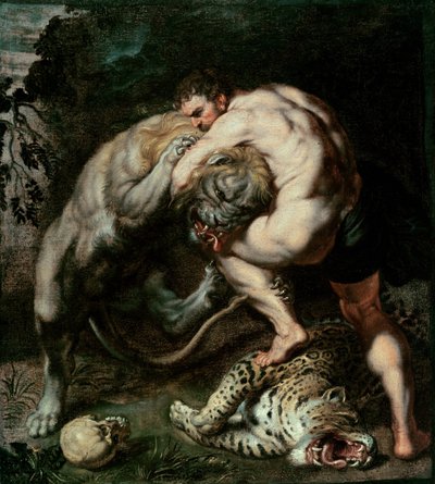 ネメアのライオンと戦うヘラクレス 作： Peter Paul Rubens