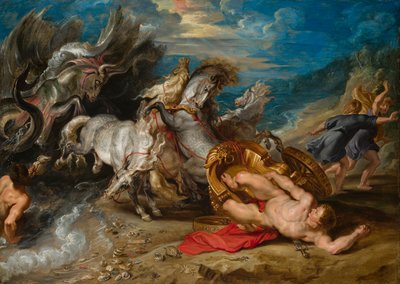 ヒッポリトゥスの死、1611-13年 作： Peter Paul Rubens