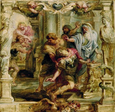 アキレスの死、1630-1635 作： Peter Paul Rubens